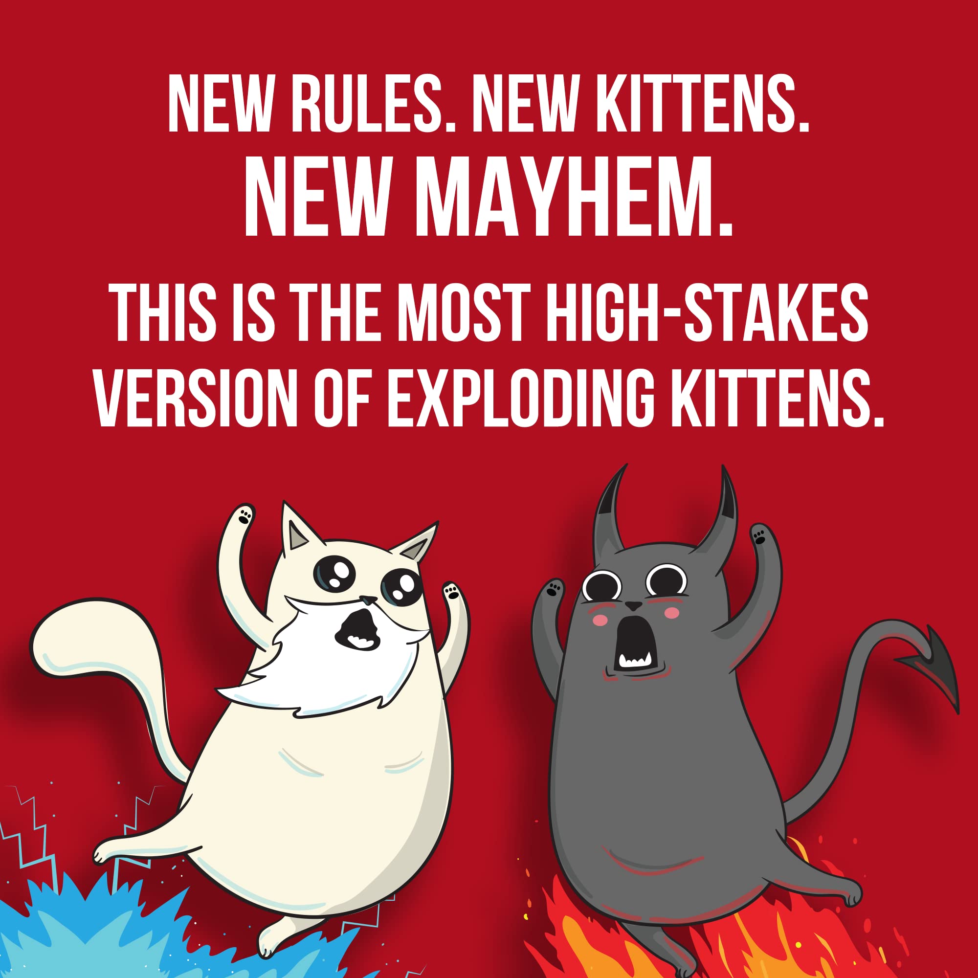 Foto 6 pulgar | Juego De Cartas Exploding Kittens Good Vs Evil Con 55 Cartas - Venta Internacional.