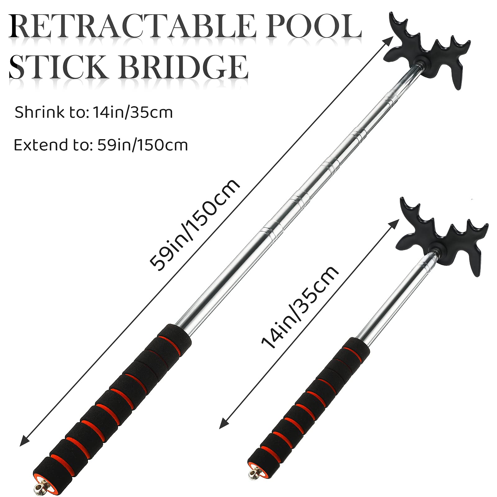 Foto 4 pulgar | Taco De Billar Retráctil Bridge Skylety Para Mesa De Billar - Venta Internacional.