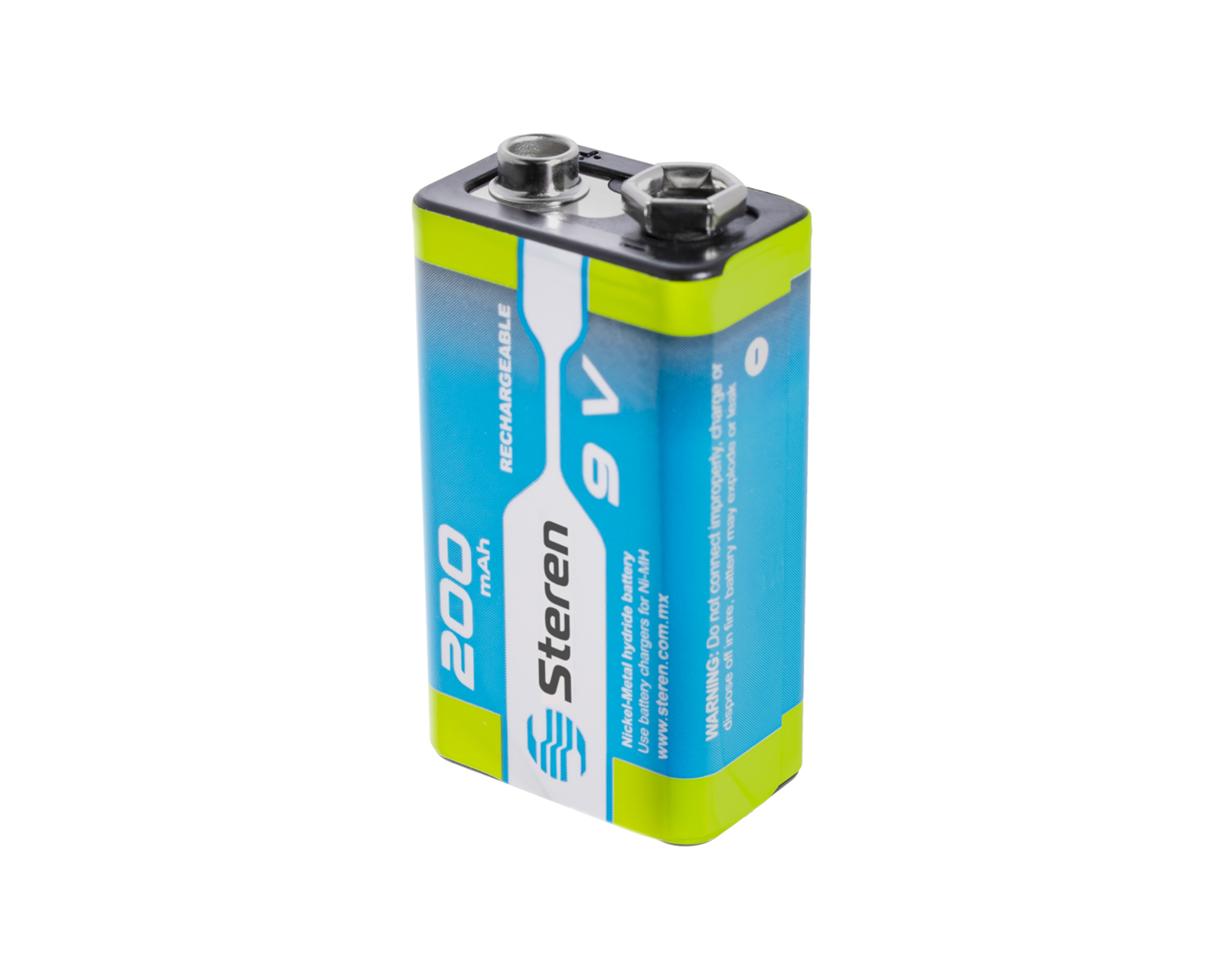 Foto 2 | Batería Recargable Steren 9v Bat-nm-9v Anaranjado de 9 Volts