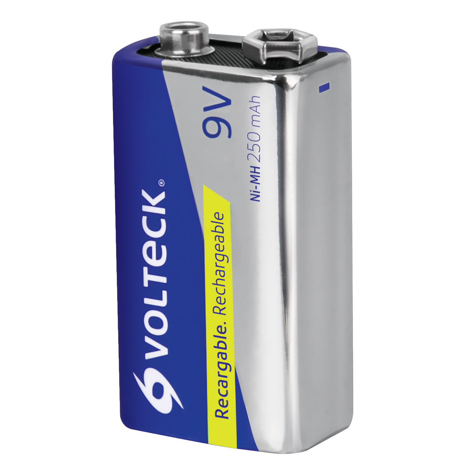 Foto 1 | Batería Recargable de 9 V Volteck color Blanco para Uso General de 250 mAh incluye 1 Pieza