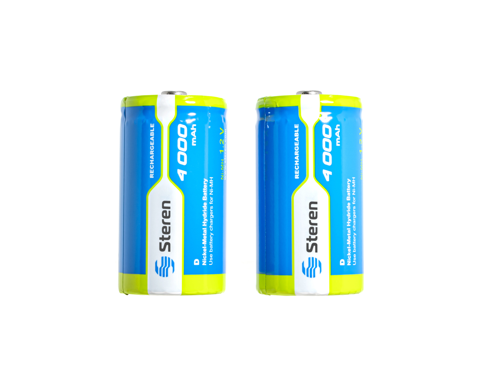 Foto 2 pulgar | Pack de 2 Pilas Recargables “d” Nimh 4000 Mah