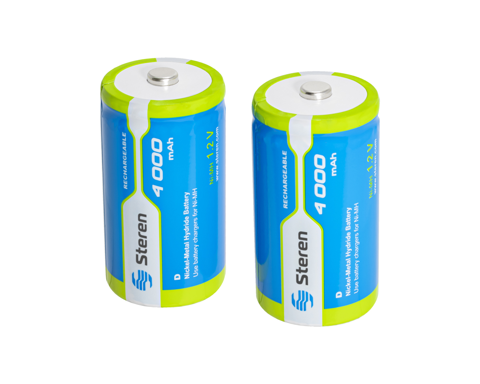 Foto 3 pulgar | Pack de 2 Pilas Recargables “d” Nimh 4000 Mah