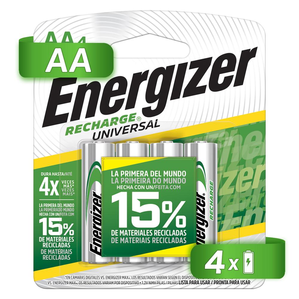 Foto 1 | Pila Energizer Recargable Aa con 4/ 2000mah