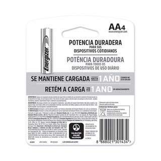 Foto 6 | Pila Energizer Recargable Aa con 4/ 2000mah