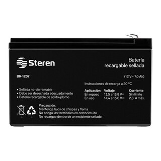 Foto 2 | Batería Sellada de Ácido-plomo 12 Vcc 9ah Steren Br-1209