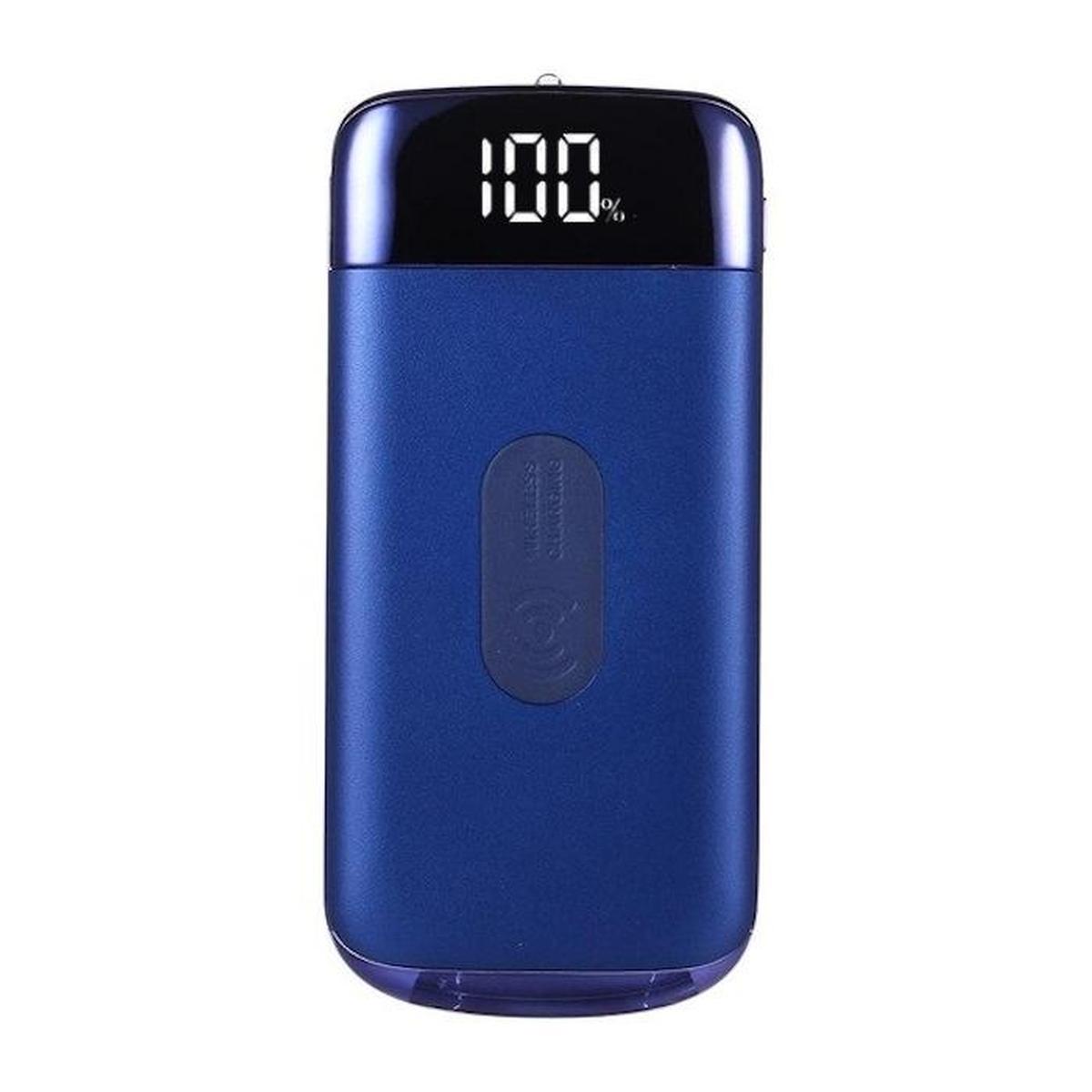 Batería Qi Bullet Inalámbrica Hotshot Mxqbl-005 30000 mAh color Azul $1,161