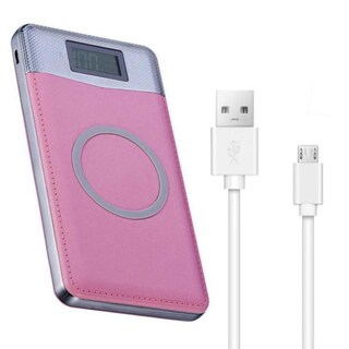 Foto 2 | Wireless Power Bank Qi Pro Hot Shot MXQIP-001 color Rosa 30000MA Salida QI Inalámbrica 1XUSB 3 0 1XUSB 1 0 Entrada CA