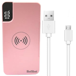 Foto 2 | Power Bank Qi Inalambrico, Hotshot, Mxqiv-001, Rosa