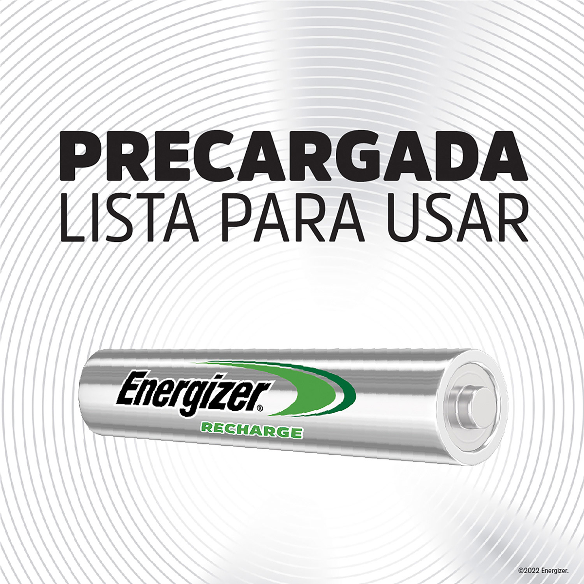 Foto 4 pulgar | 12 Pilas Baterías Recargables Energizer Tamaño Aaa