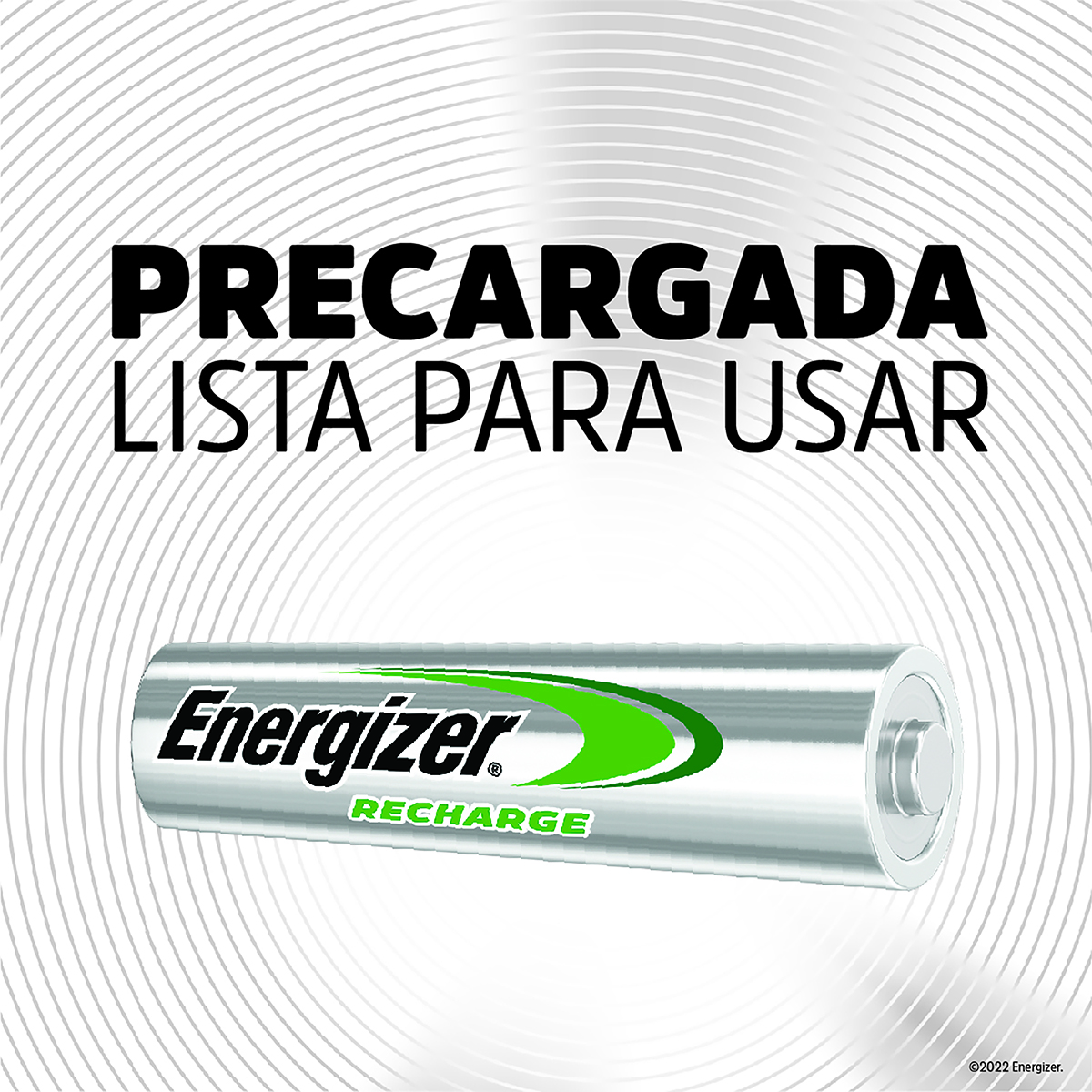Foto 3 pulgar | Pilas Baterías Energizer Recargables 4 Piezas Aa