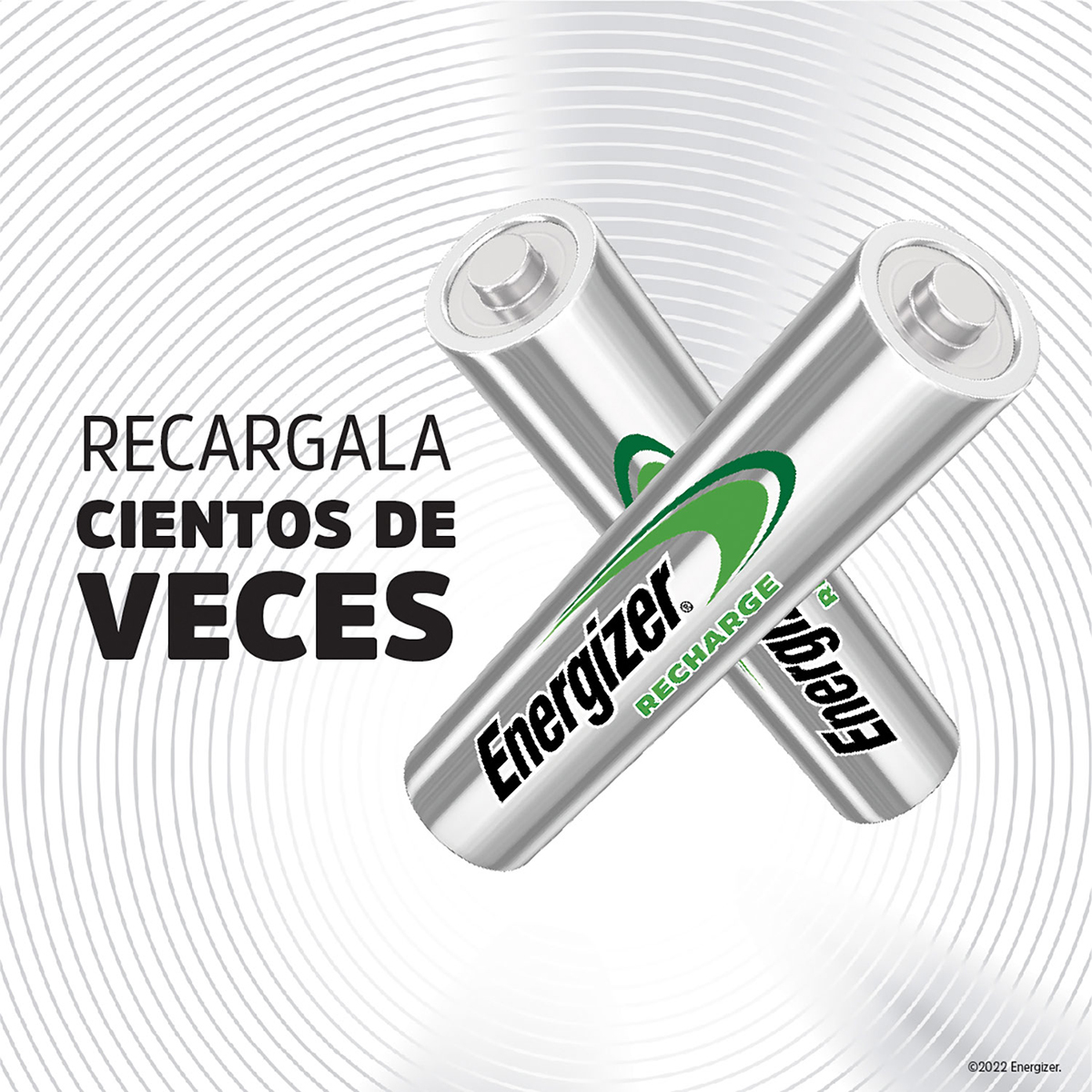 Foto 5 pulgar | Pilas Baterías Energizer Recargables 4 Piezas Aaa