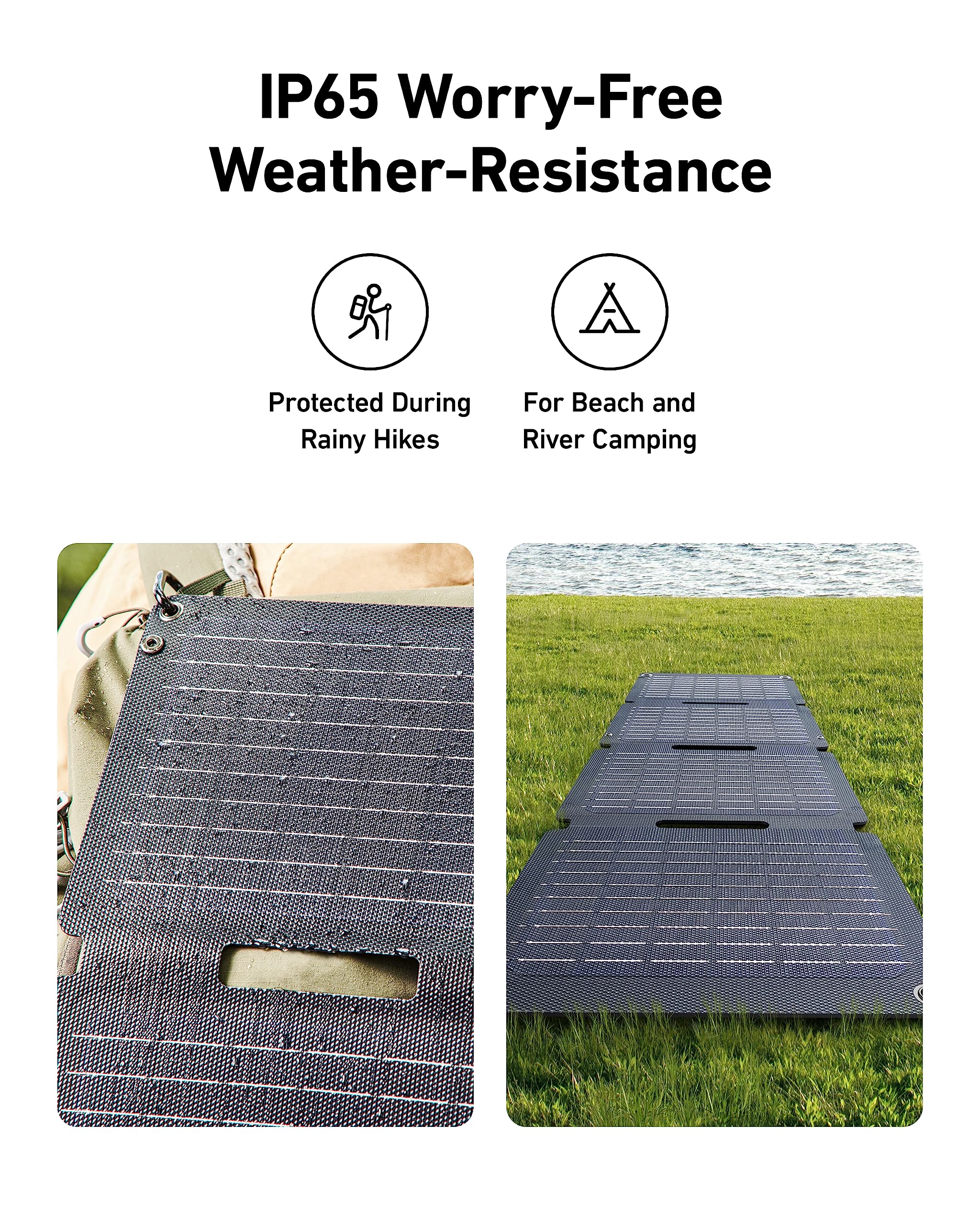 Foto 4 | Panel Solar Anker Solix Ps30 30 W Plegable con IP65 para Acampar - Venta Internacional