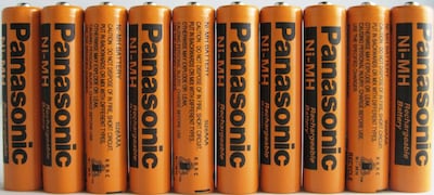Foto 1 | Batería Recargable Panasonic Hhr-75aaa/b-10 700mah (x10) - Venta Internacional.