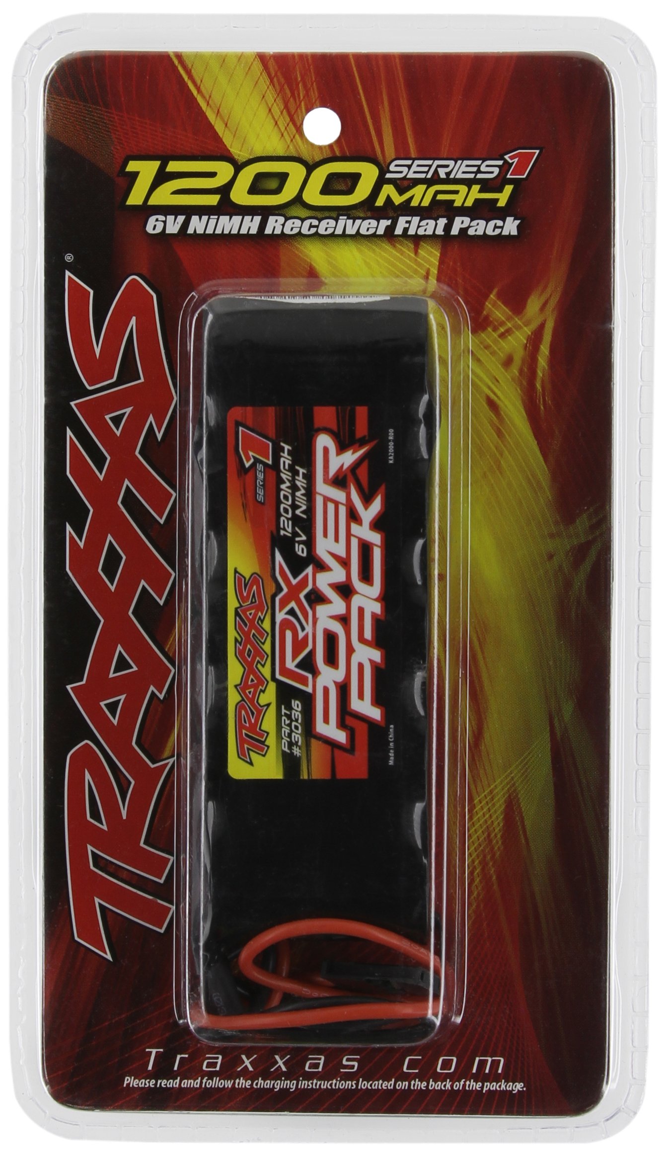 Foto 1 | Paquete De Baterías Traxxas 3036 Nimh De 5 Celdas, 6 V, 1100 Mah, Flat Rx J - Venta Internacional.