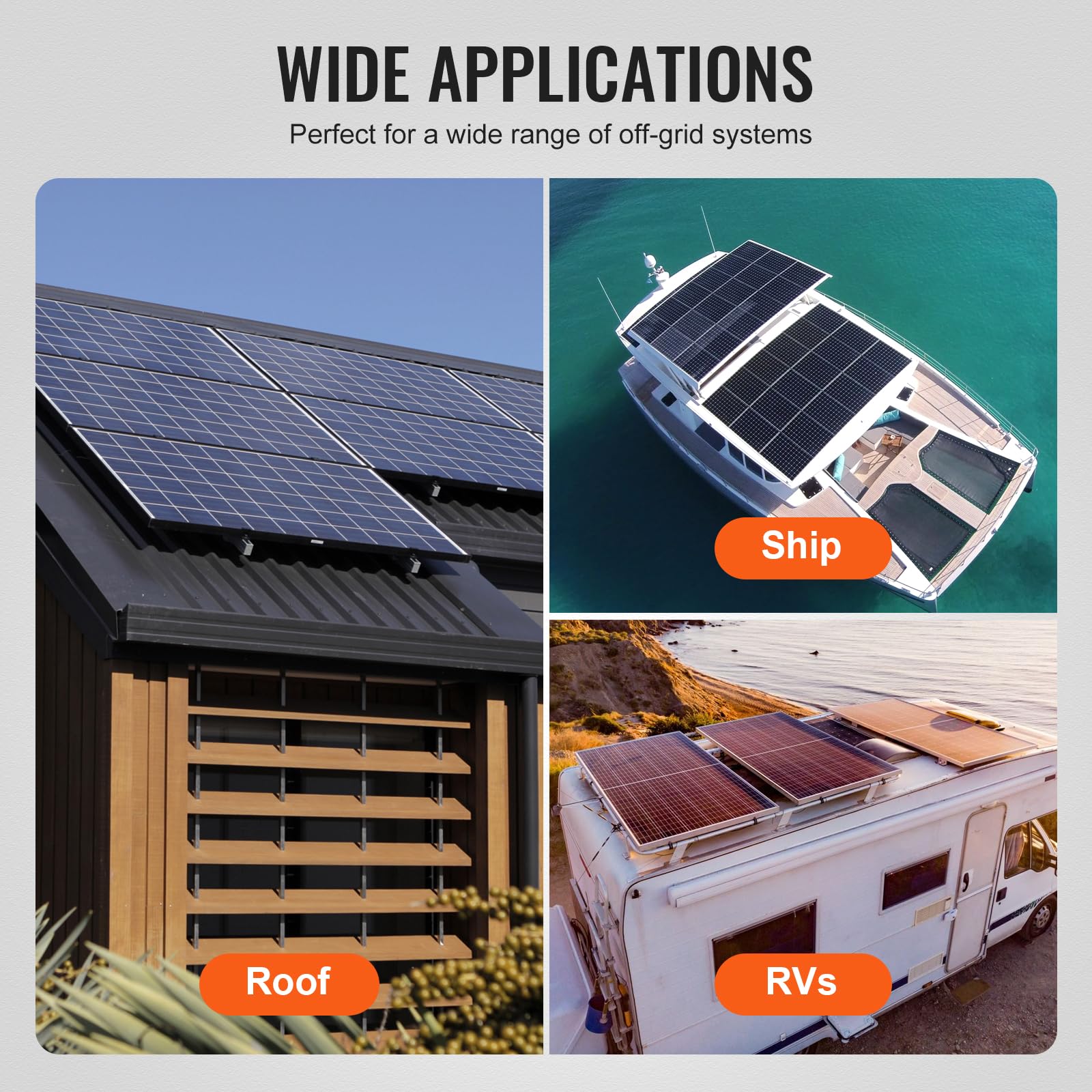 Foto 7 pulgar | Soportes De Montaje De Paneles Solares Vevor Z Para Vehículos Recreativos Y Barcos (40 Unidades) - Venta Internacional.