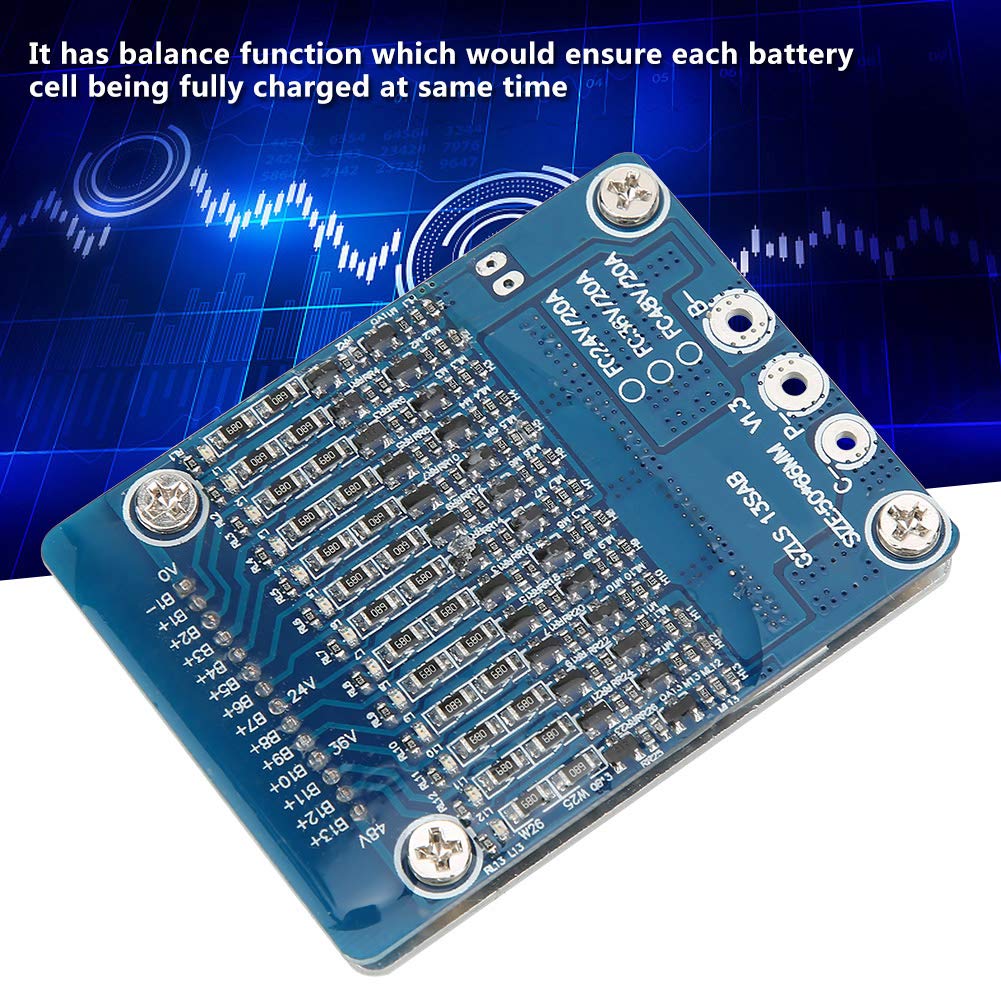 Foto 5 pulgar | Placa Pcb Para Batería De Celda 13s 48v 20a Con Función De Equilibrio - Venta Internacional.
