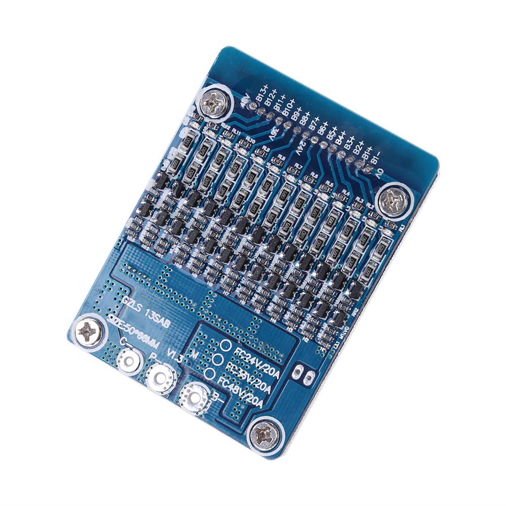 Foto 8 pulgar | Placa Pcb Para Batería De Celda 13s 48v 20a Con Función De Equilibrio - Venta Internacional.