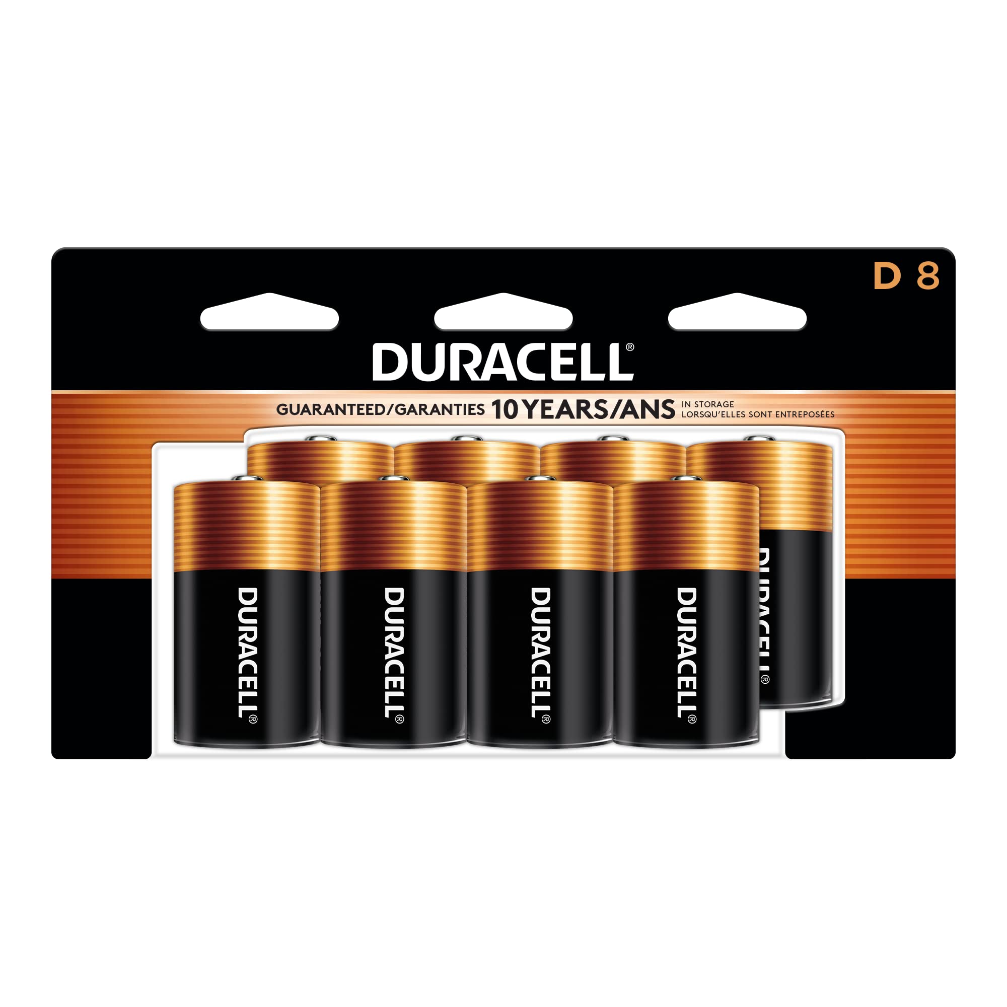 Foto 1 | Batería Duracell Coppertop D, Paquete De 8 Unidades, Potencia Duradera - Venta Internacional.