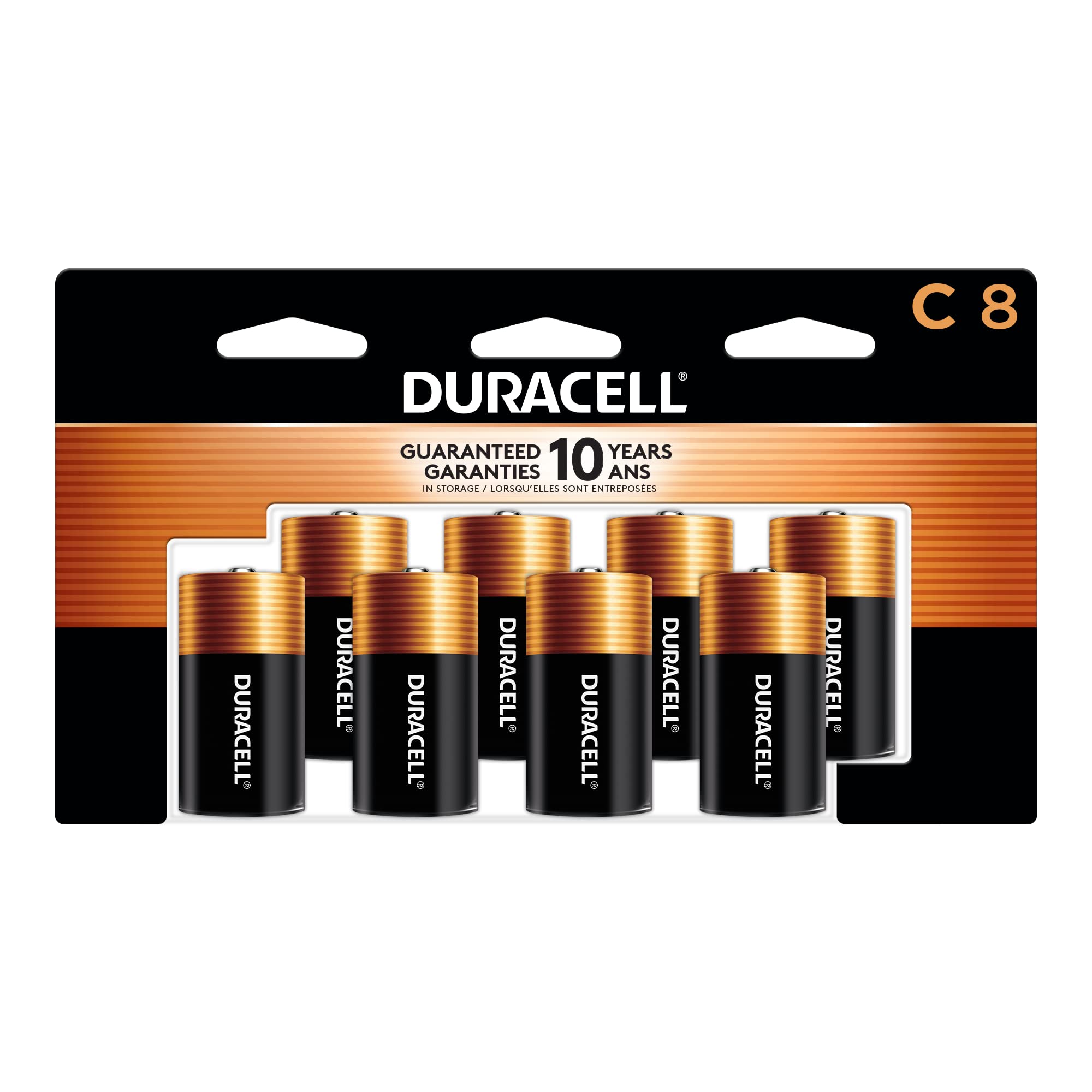 Foto 2 pulgar | Batería Alcalina Duracell Coppertop C De 1,5 V, Paquete De 8 - Venta Internacional.