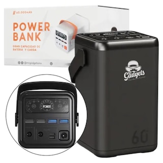 Foto 1 | Power Bank 60 000 Mah Bateria Portatil Compacta Carga Rapida