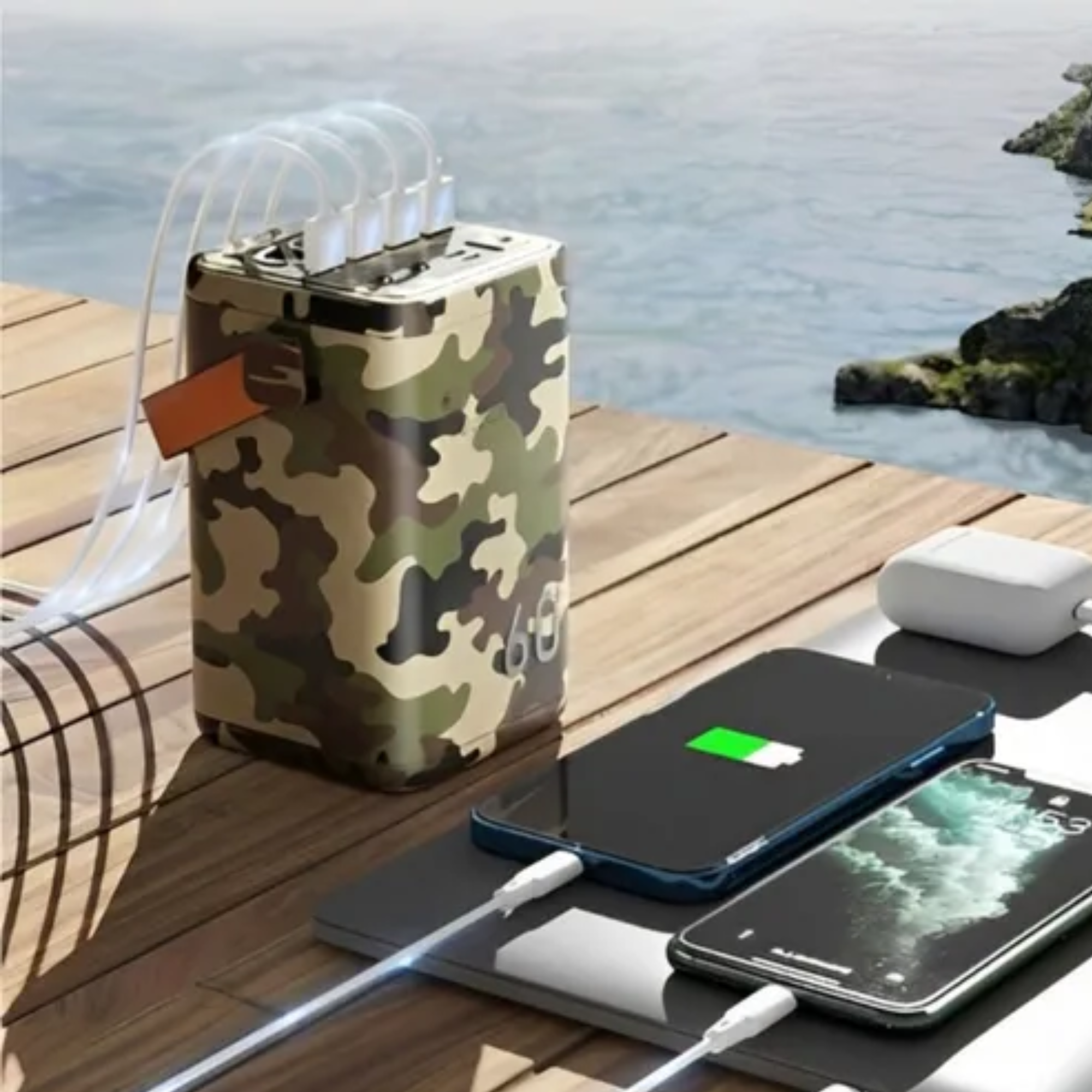 Foto 5 pulgar | Power Bank 60 000 Mah Bateria Portatil Compacta Carga Rapida