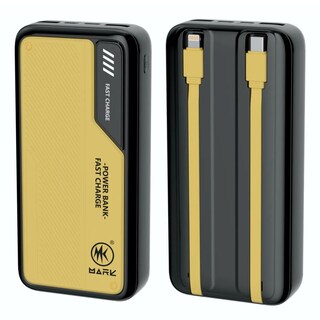 Foto 2 | Power Bank 20000mah – Carga Rápida Bidireccional Pd3.0 2 Cables Integrados Pantalla Digital Alta Compatibilidad