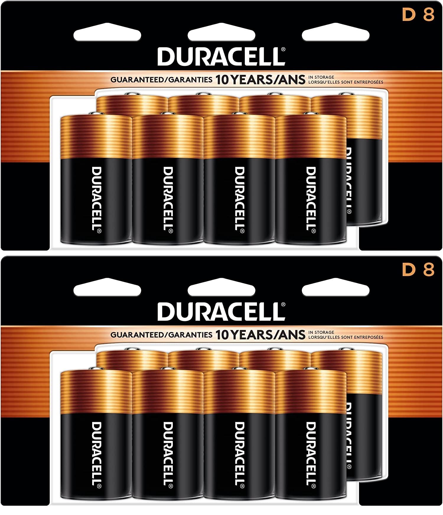 Foto 2 pulgar | Batería Duracell Coppertop D Alcalina  Paquete De 8 X 2 - Venta Internacional.