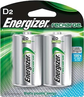 Foto 2 | Pilas Recargables Energizer D Paquete De 3 Unidades 2 Unidades - Venta Internacional.