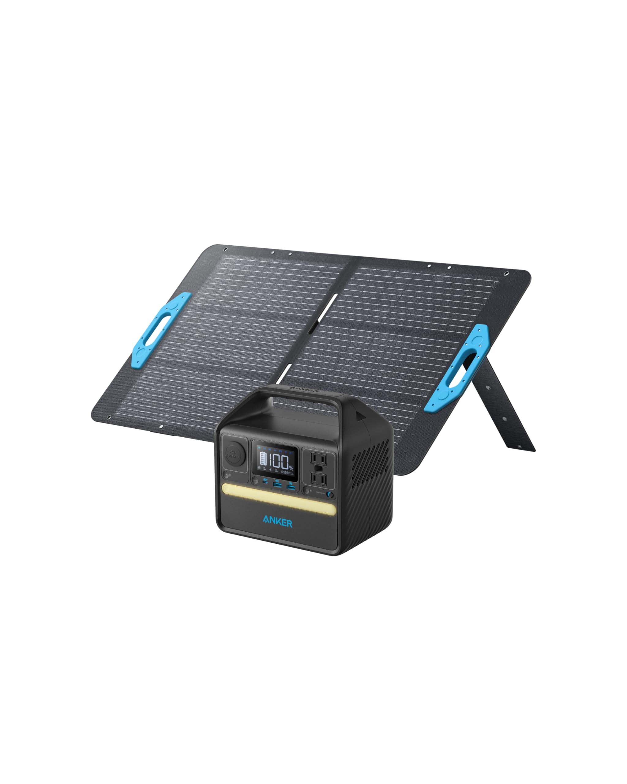 Foto 2 pulgar | Central Eléctrica Portátil Anker 521 Solar 256wh Con Panel De 100w - Venta Internacional.