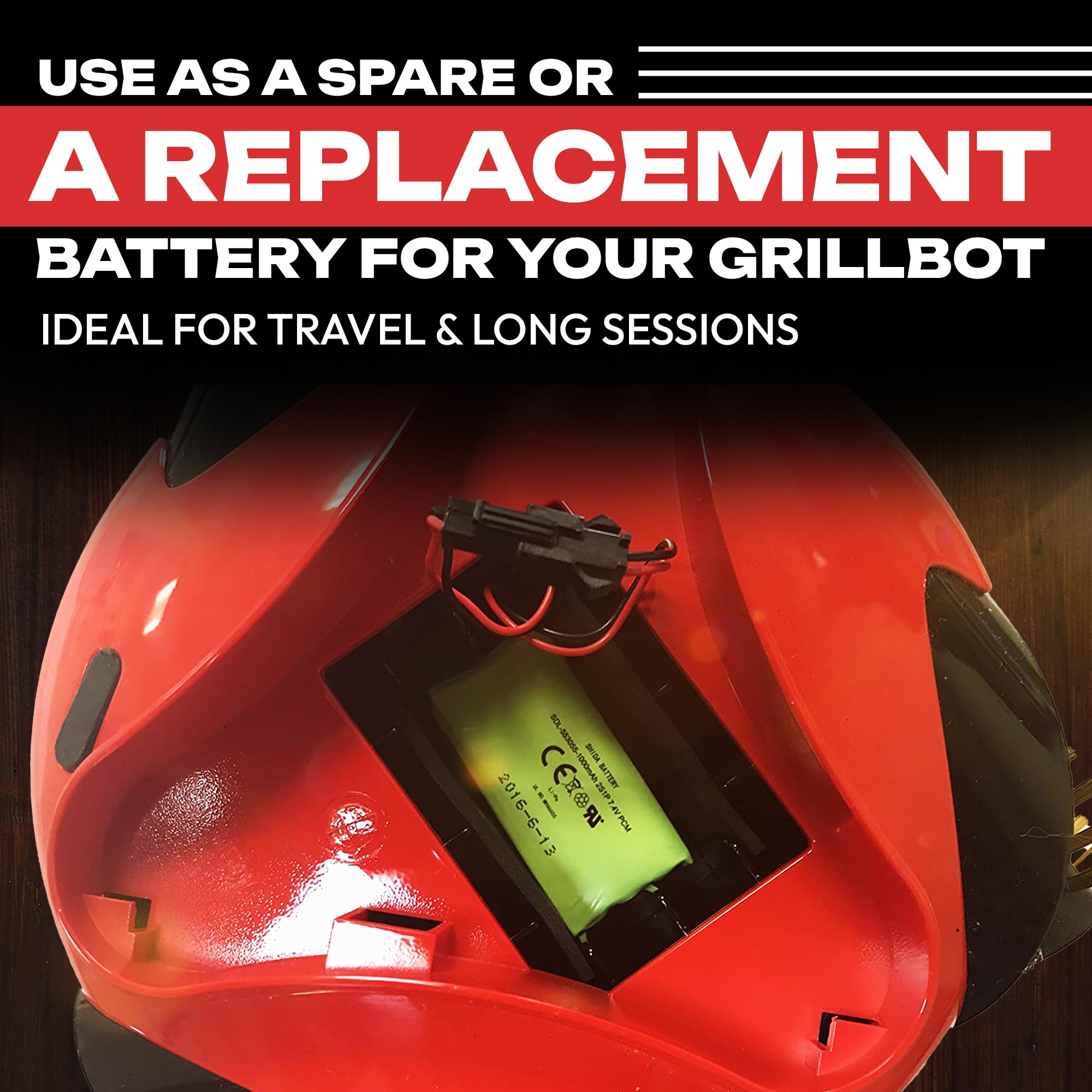 Foto 5 | Batería De Repuesto Grillbot Lithium 3000 Mah 7 4 V - Venta Internacional.