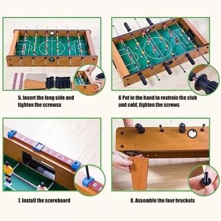 Foto 6 | Minifutbolito de Mesa Portátil Diversiones Bago de Madera