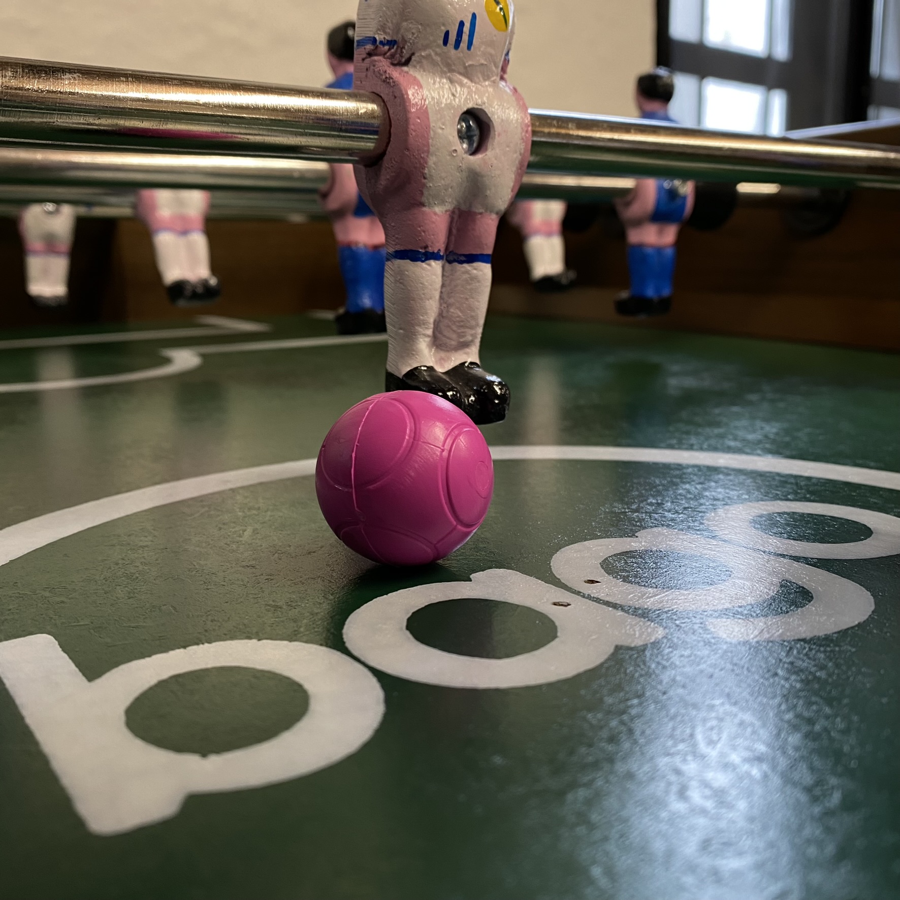 Foto 2 | Pack de 10 Pelotas de Futbolito con Diseño de Balón Rosa de 33mm