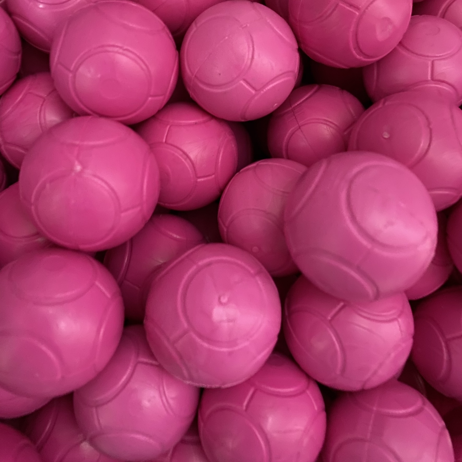 Foto 4 pulgar | Pack de 10 Pelotas de Futbolito con Diseño de Balón Rosa de 33mm