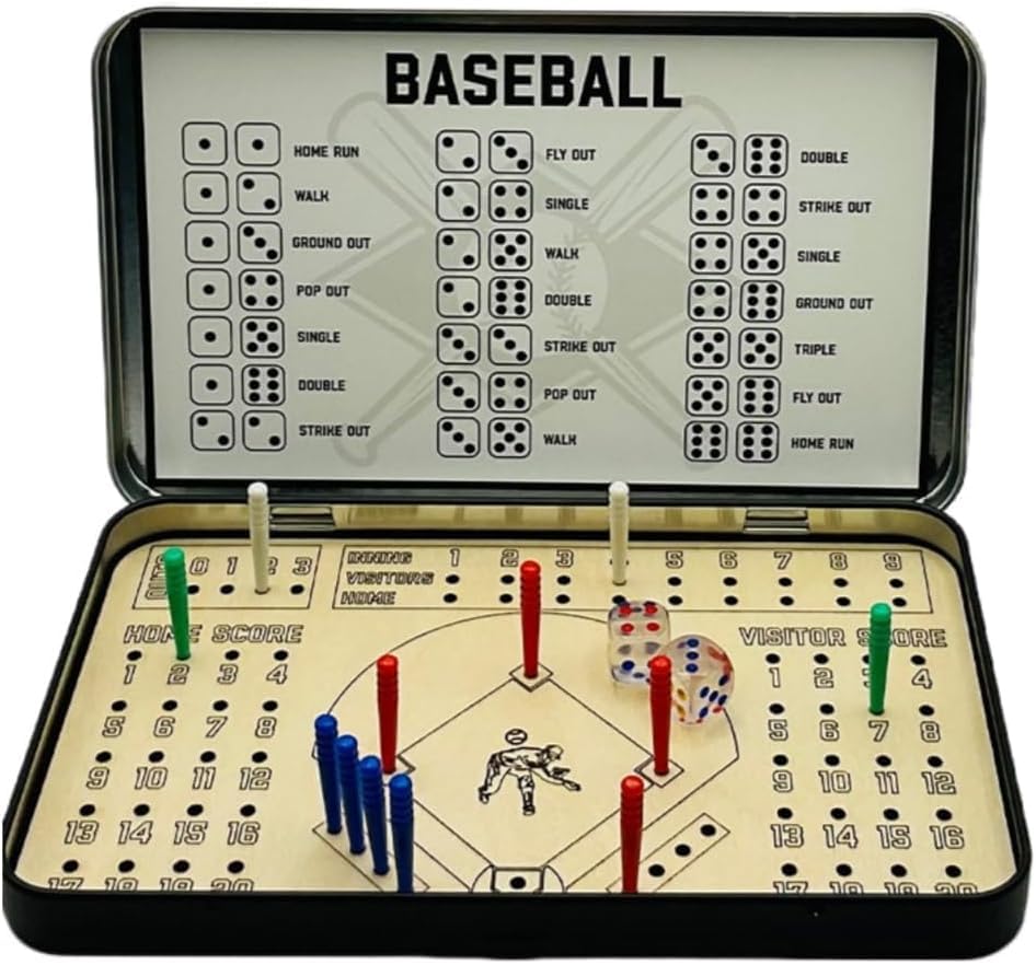 Foto 2 pulgar | Juego De Mesa Travel Game Baseball Football Knuckle Dice - Venta Internacional.