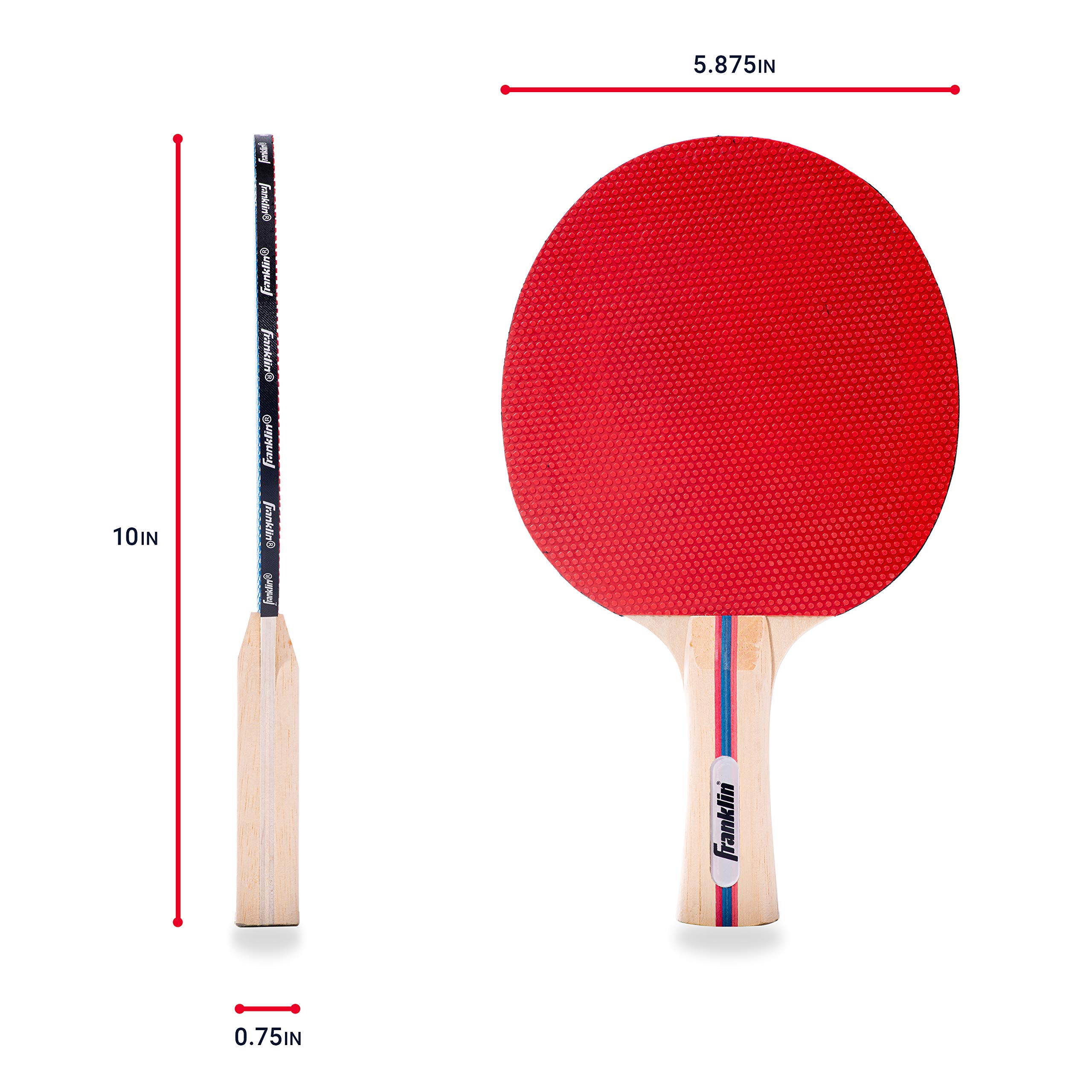 Foto 4 pulgar | Set De Palas De Ping Pong Franklin Sports Para 2 Jugadores Con 3 Pelotas - Venta Internacional.