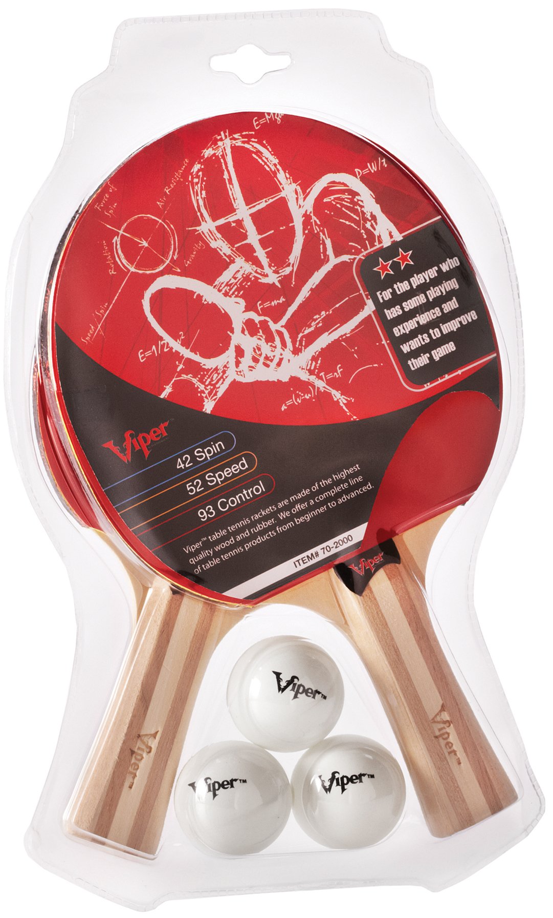 Foto 3 pulgar | Juego de Accesorios para Tenis de Mesa Viper de Gld Products con 2 Raquetas y 3 Pelotas - Venta Internacional