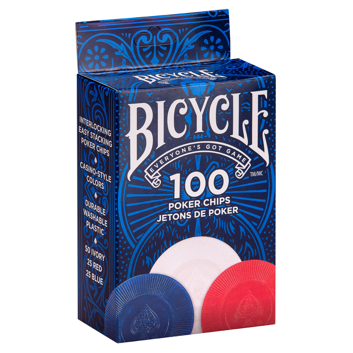 Foto 4 pulgar | Juego de Fichas de Póker Bicycle para Casino Novelty