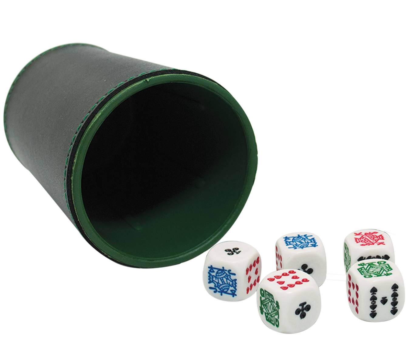 Foto 5 | Juego de Cubilete con 5 Dados de Póker Novelty