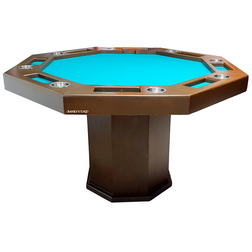 Mesa de Poker Octagonal con Portavasos Diversiones Bago