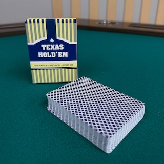 Foto 3 | Baraja Cartas De Poker Plastificadas Naipe Casino Color Azul