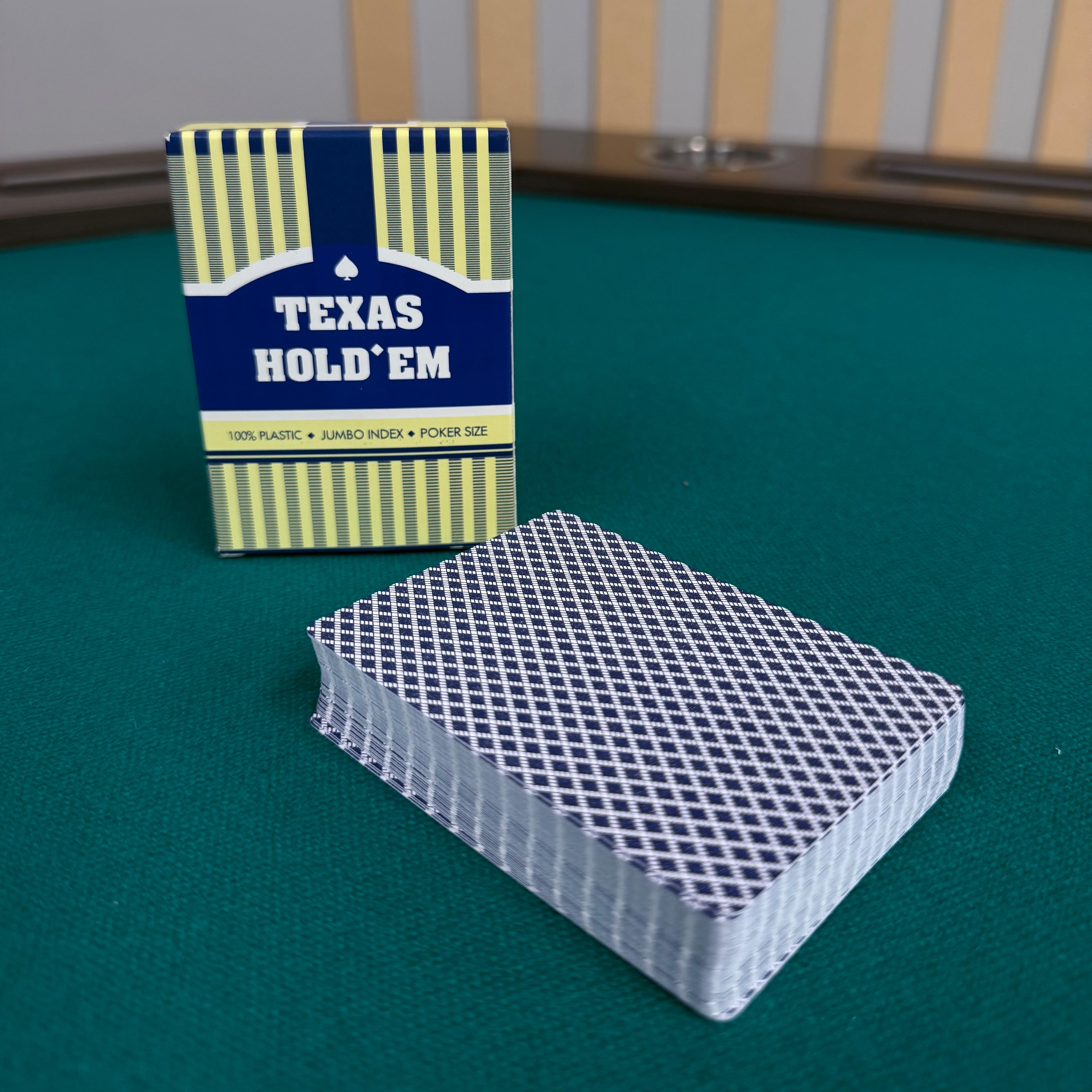 Foto 4 pulgar | Set De 6 Barajas Cartas De Poker Plastificadas Naipe Casino Color Azul