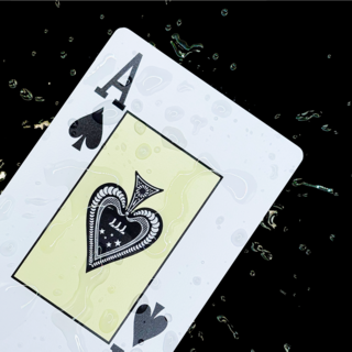 Foto 4 | Set De 6 Barajas Cartas De Poker Plastificadas Naipe Casino Color Azul