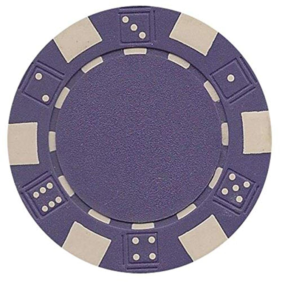 Foto 1 | Fichas De Póker Da Vinci 50 Clay Composite, 11,5 G, Color Morado Con Dados - Venta Internacional.