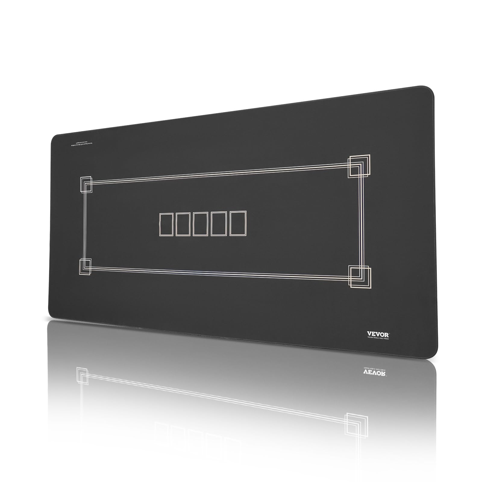Foto 2 pulgar | Mesa De Póker Vevor 180 X 90 Cm Para 6 A 8 Jugadores Con Bolsa Negra - Venta Internacional.