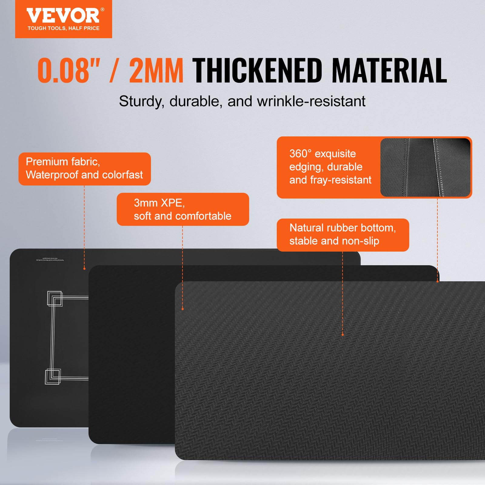 Foto 3 pulgar | Mesa De Póker Vevor 180 X 90 Cm Para 6 A 8 Jugadores Con Bolsa Negra - Venta Internacional.