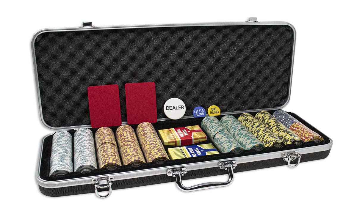 Foto 1 | Set De Póker Da Vinci Monte Carlo Poker Club 500 Fichas 14 G - Venta Internacional.