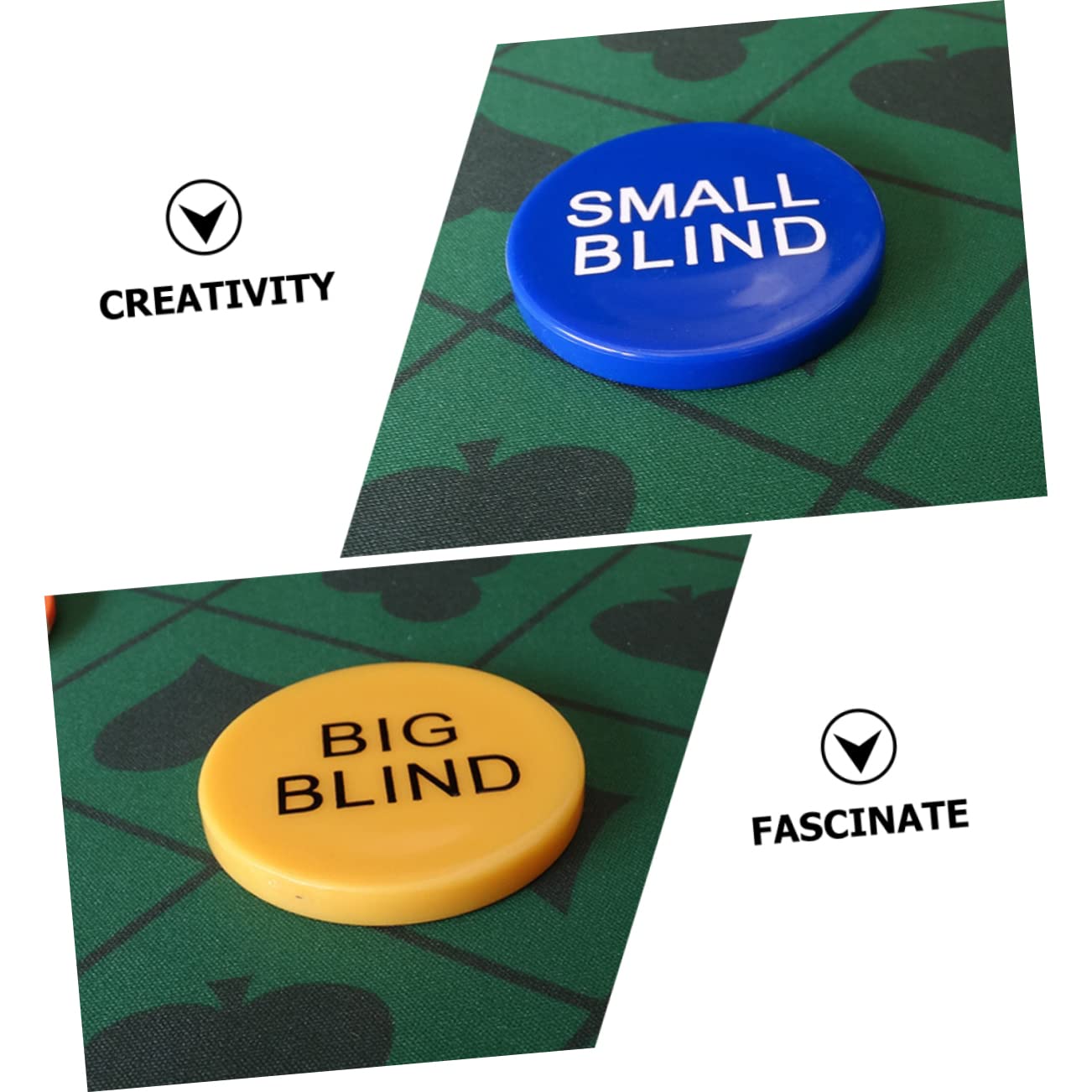 Foto 7 pulgar | Fichas De Juego Feltechelectr Bingo Poker, Fichas De Juego, 2 Juegos - Venta Internacional.