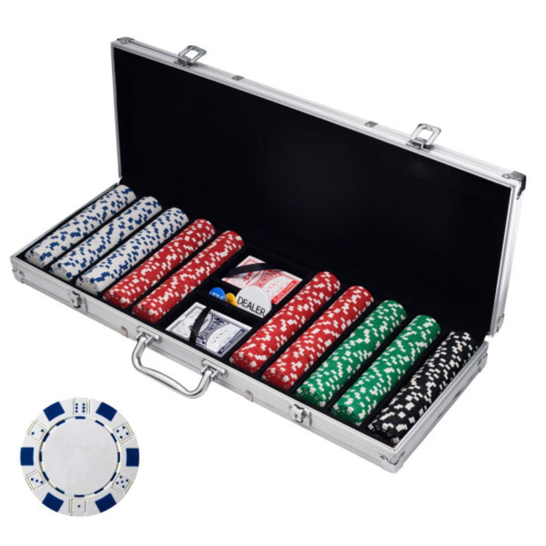 Foto 2 pulgar | Juego De Fichas De Póquer Trademark Poker De 11,5 G Con Tarjetas Y Funda De Transporte - Venta Internacional.