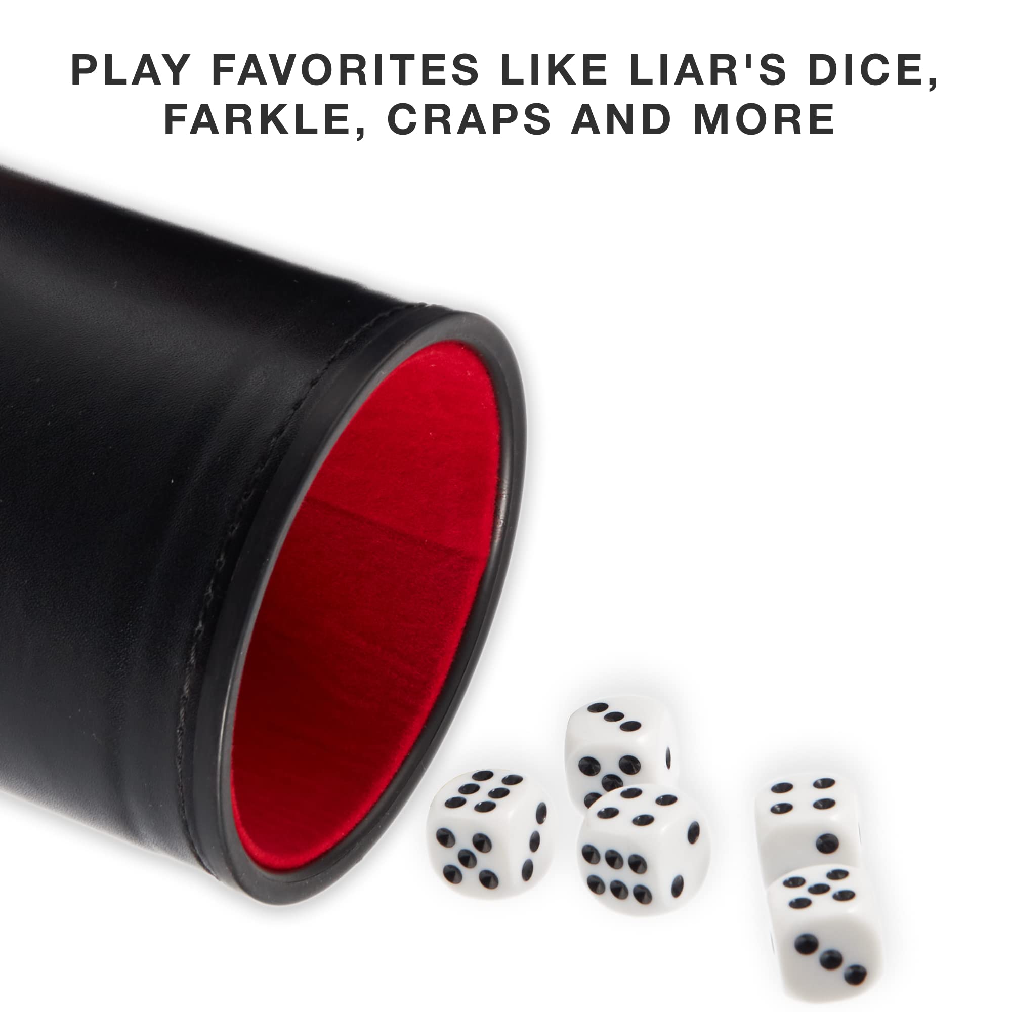 Foto 6 pulgar | Juego De Dados Con Dice Shaker Cup Brybelly Para Juegos De Casino - Venta Internacional.