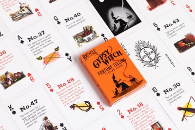 Foto 2 | Juego De Cartas Para Bicicleta, Gitana, Bruja, Adivinación, 52 Barajas - Venta Internacional.